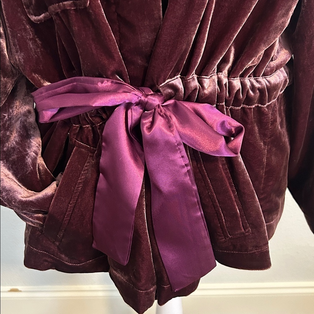 LOFT Velvet Utility Jacket - Picture 7 of 9